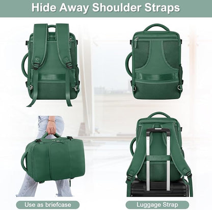 Sinaliy Travel laptop Backpack for Women, Personal Item Size Flight Approved - Image 5