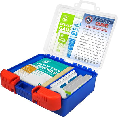 Be Smart Get Prepared 110 pc First Aid Kit: Clean, Protect Minor Cuts, Camping - Image 5