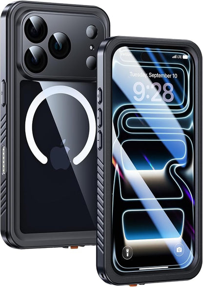 Lanhiem Magnetic for iPhone 17 Pro Case Waterproof, Built in Screen Protector & by LanhiemHome