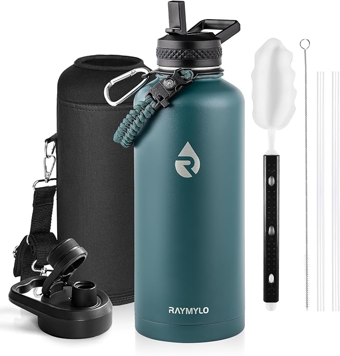 RAYMYLO Insulated Water Bottle 87 oz, Triple Wall Vacuum Stainless Steel by RAYMYLO