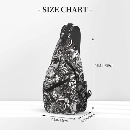 Sling Backpack For Men Hiking Daypack Crossbody Shoulder Bag Travel Chest Pack - Image 6