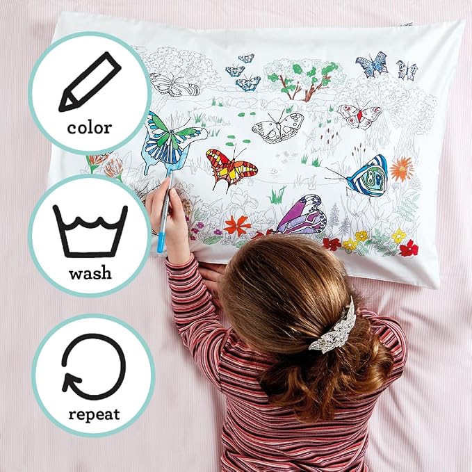 eatsleepdoodle - Coloring Pillowcase - Image 3