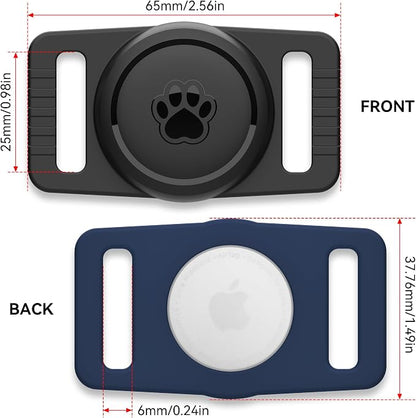 GOCII for Airtag Dog Collar Holder 2 Pack, Waterproof Dog Collar Holder for - Image 3