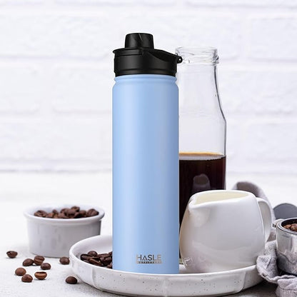 HASLE OUTFITTERS Insulated Water Bottle 22 oz Double Wall Stainless Steel Water - Image 7