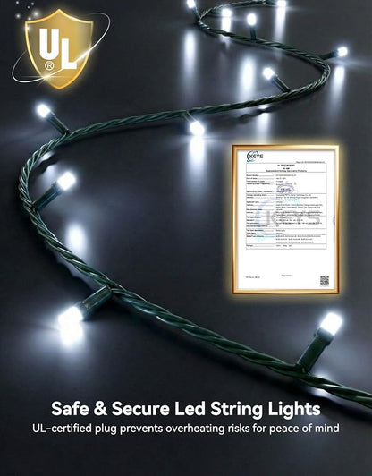 LitHome 164FT 500 LED String Lights Outdoor Indoor, 8 Modes Waterproof - Image 5