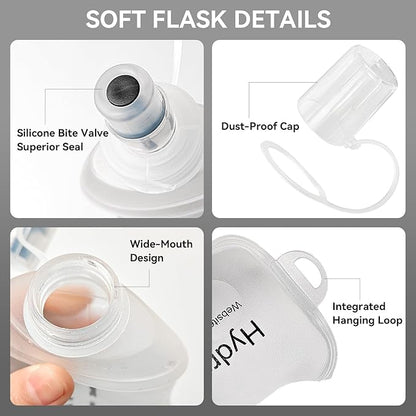 150ml Soft Flask Soft Water Bottle - Image 5