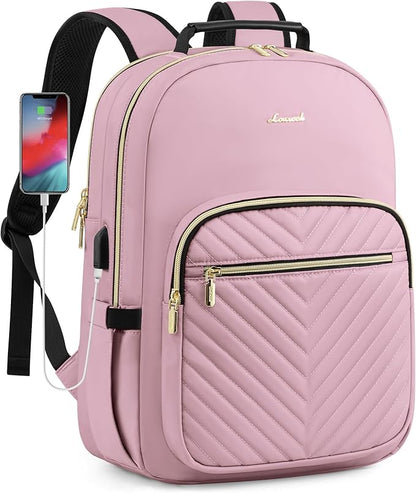 LOVEVOOK Laptop Backpack for Women, Travel Computer Work Bags by LOVEVOOK