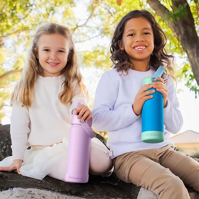 Fimibuke Kids Insulated Water Bottle - 18oz BPA-FREE 18/8 Stainless Steel Kid - Image 7