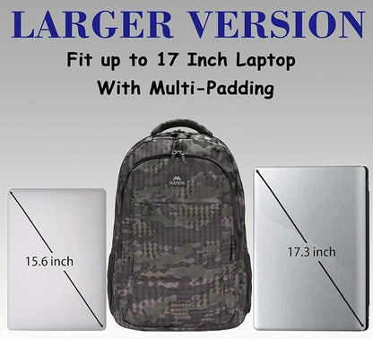 MATEIN 17.3 Inch Computer Backpack, Extra Large TSA Friendly Travel Laptop - Image 3