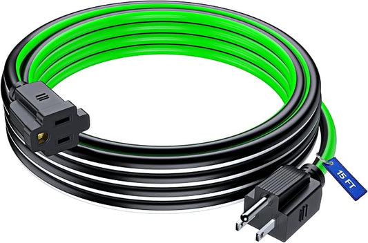 Maximm 15 Ft Black, Heavy Duty 16 AWG, ETL Listed by MaximmCable