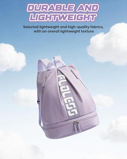 Gym Backpack for Women with Shoe Compartment, Sport Backpack Casual Daypack for - Image 6