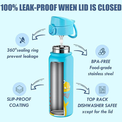 OLDLEY 20 Oz Insulated Stainless Steel Water Bottle - Image 3