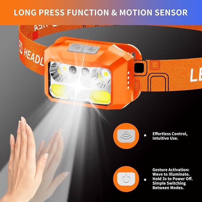Headlamp Rechargeable LED, 800 Lumens - Image 8