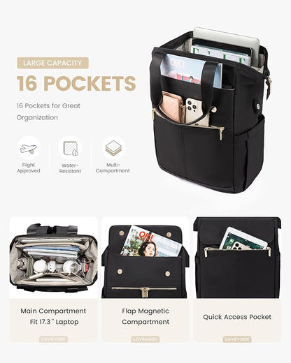 LOVEVOOK 17.3 Inch Laptop Backpack - Image 2