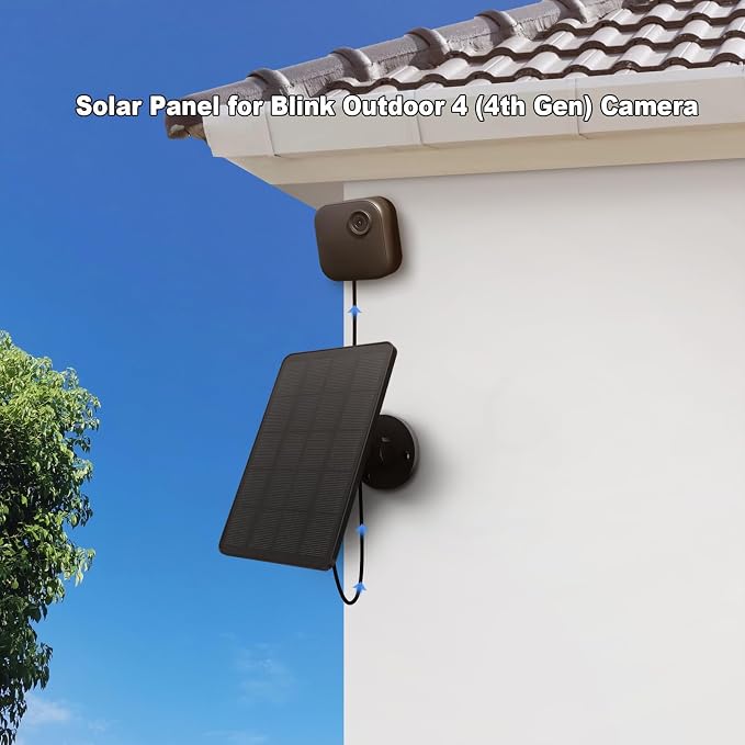 4 Pack Solar Panel for Blink Outdoor 4 Camera, 4W Solar Panels - Image 3