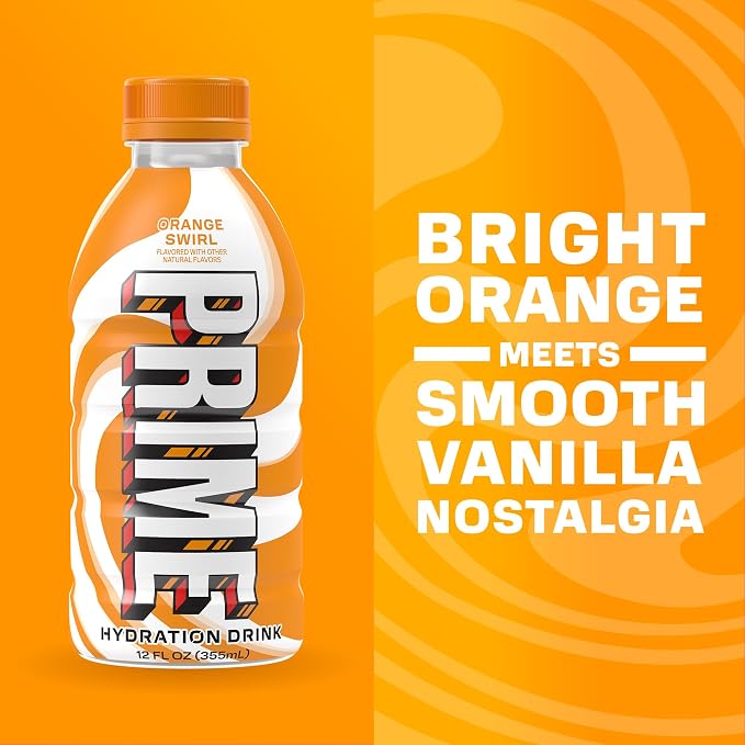 PRIME Hydration Ice Pop & Orange Swirl Sports Drinks - Image 3