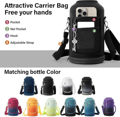 DYSANKY 1 Gallon Water Bottle Insulated | Thickened Stainless Steel Vacuum - Image 5