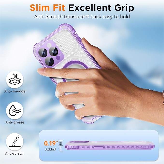 WIFORT for iPhone 15 Pro Waterproof Case, 360 Full Body Sealed Protection Cover - Image 5