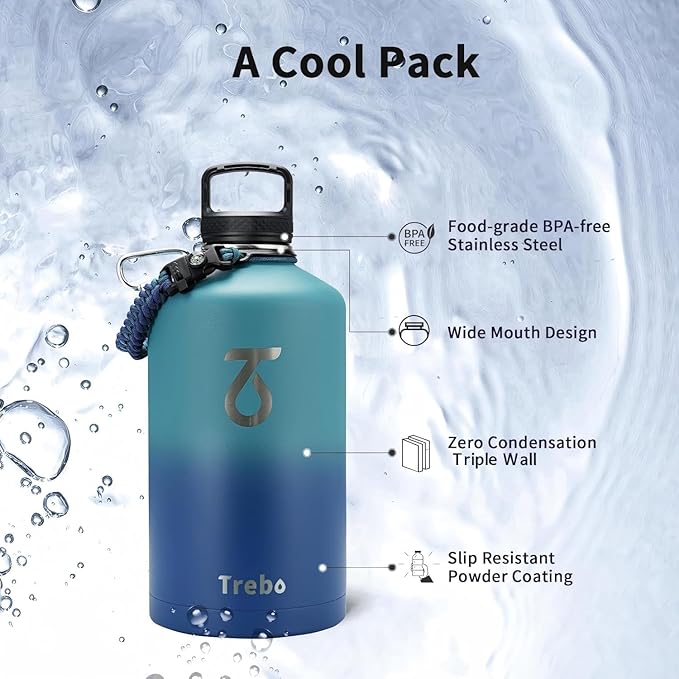 Trebo 1 Gallon Water Bottle Insulated - Image 6