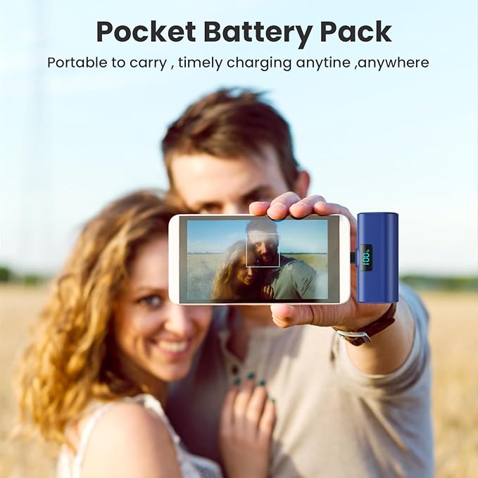 Mini Portable Charger USB C Power Bank, Upgraded 5500mAh PD Fast Charging - Image 7