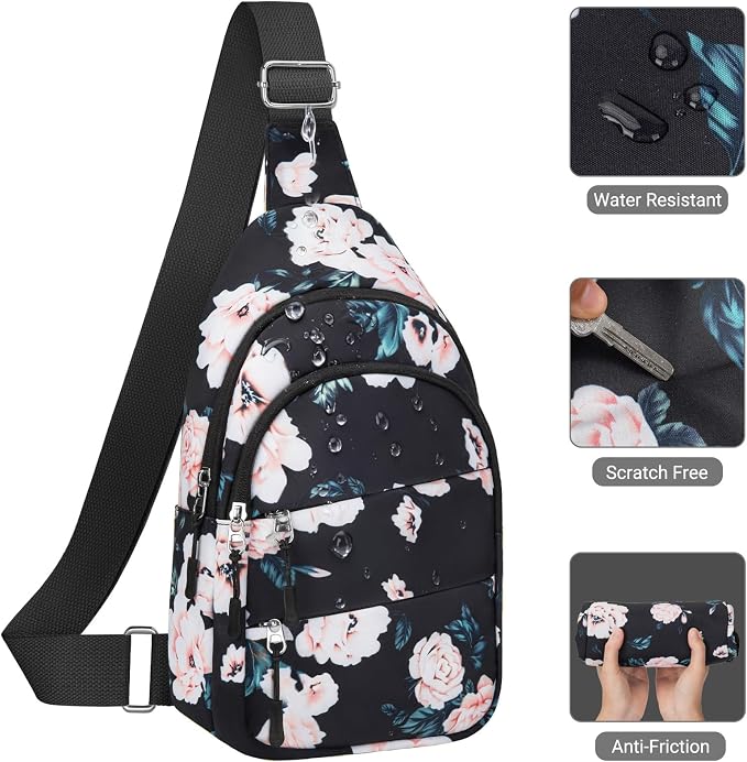Tuwubi Crossbody Bags for Women, Sling Bag for Men, Small Hiking Backpack Anti - Image 5