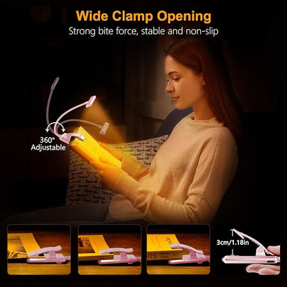 Gritin 19 LED Rechargeable Book Light - Image 7
