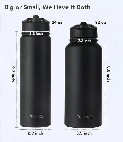 mininoo Insulated Stainless Steel Water Bottle - Image 3