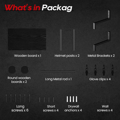 Motorcycle Helmet Holder Wall Mount, Helmet Rack - Image 8