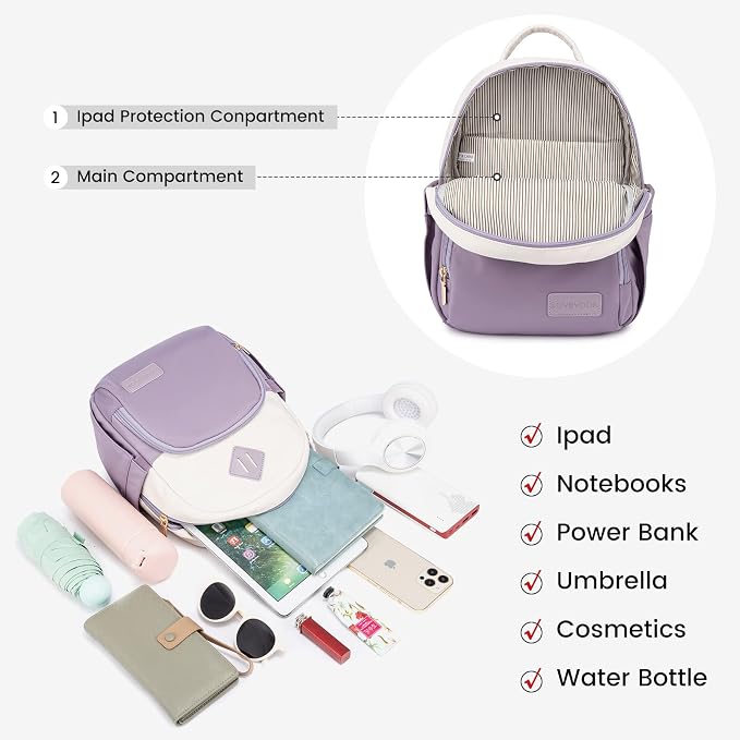 LOVEVOOK Mini Backpack for Women Light Weight Small Waterproof Backpack Purses - Image 5