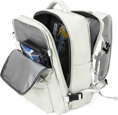 WONHOX Large Travel Backpack Carry on Flight Approved Laptop Work Business by WONHOX