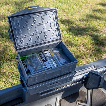 YakAttack TracPak Combo Kit – Battleship Grey | 2 Stackable Storage Boxes + - Image 8