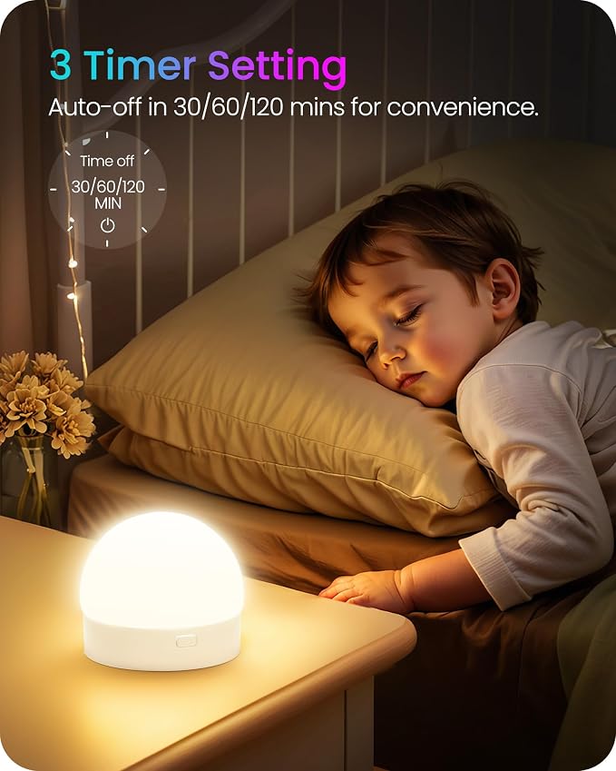 Rechargeable Light Bulbs with Remote Control, 4 Packs E12 Battery Operated - Image 5