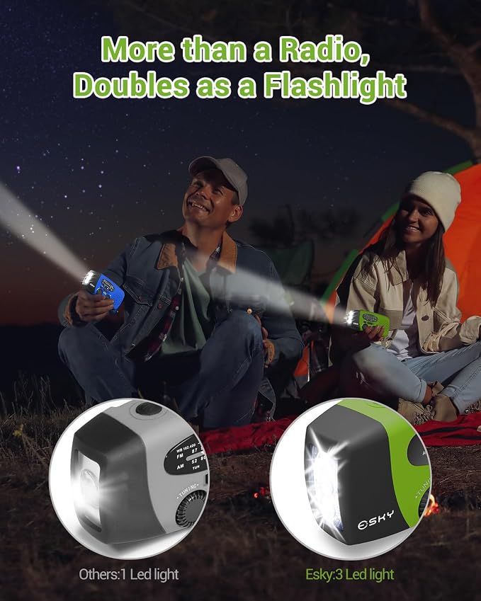 Esky Emergency Hand Crank Radio - Image 4