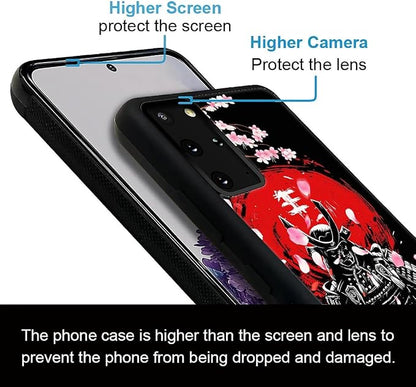 for Samsung Galaxy S20 Plus Case, Sakura Japanese Samurai Pattern Graphic - Image 2