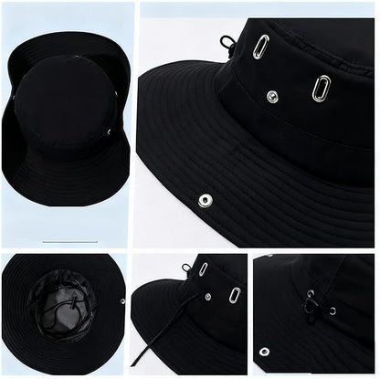 levayhill 25L Foldable Backpack & Bucket Hat 2 IN1 Combo, Lightweight packable - Image 3