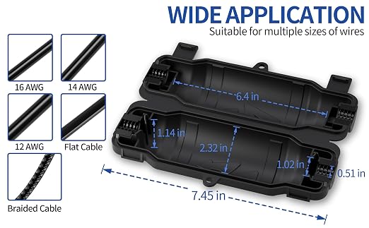 9 Pack Outdoor Extension Cord Safety Cover - Image 2