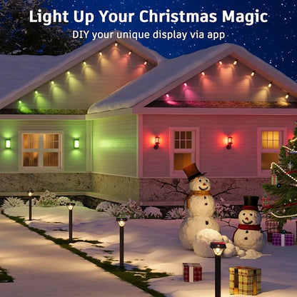 XMCOSY+ Smart Outdoor String Lights - 123ft RGBCWIC Patio Lights - Image 2