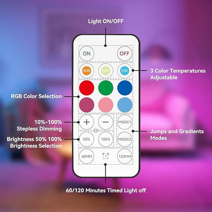 Neporal Rechargeable Light Bulbs, Back Up Battery Light Bulbs, 15W 80W - Image 7
