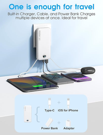 Portable Phone Charger, 10000mAh PD20W Fast Charging Power Bank - Image 4