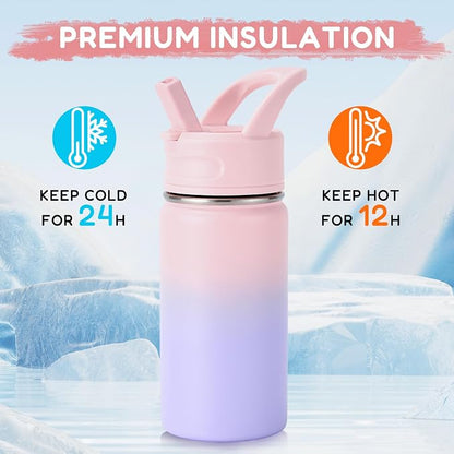 12oz Kids Water Bottle for School, Toddler Water Bottles - Image 5