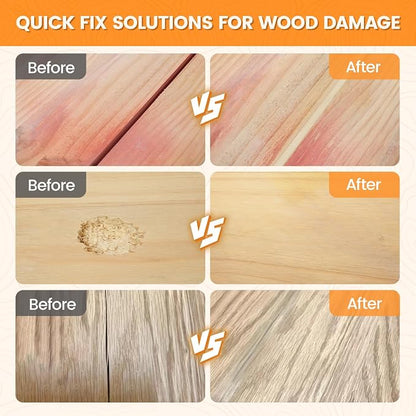Wood Filler, Wood Repair Kit, 16 Ounce Paintable & Stainable Wood Putty Filler - Image 4