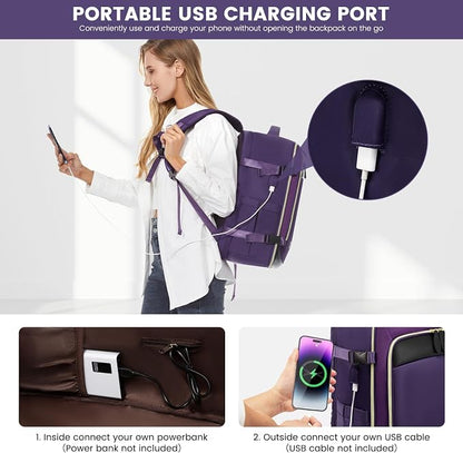 LOVEVOOK Travel Backpack for Women, 40L Carry On Backpack - Image 7