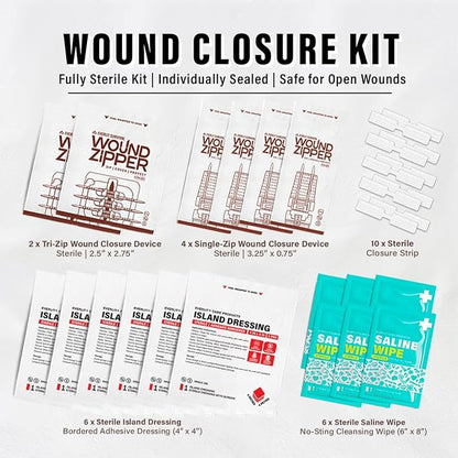 EVERLIT CARE Wound Closure Kit | 28 Pcs All-in-One First Aid - Image 2
