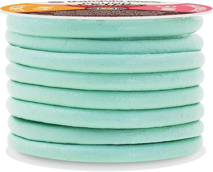Mandala Crafts Round Genuine Mint Leather Cord - Image 2