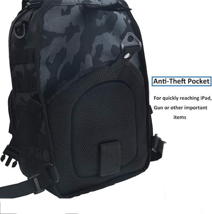 hopopower Tactical Sling Bag, Sport Bag Military Rover Shoulder Backpack EDC - Image 6