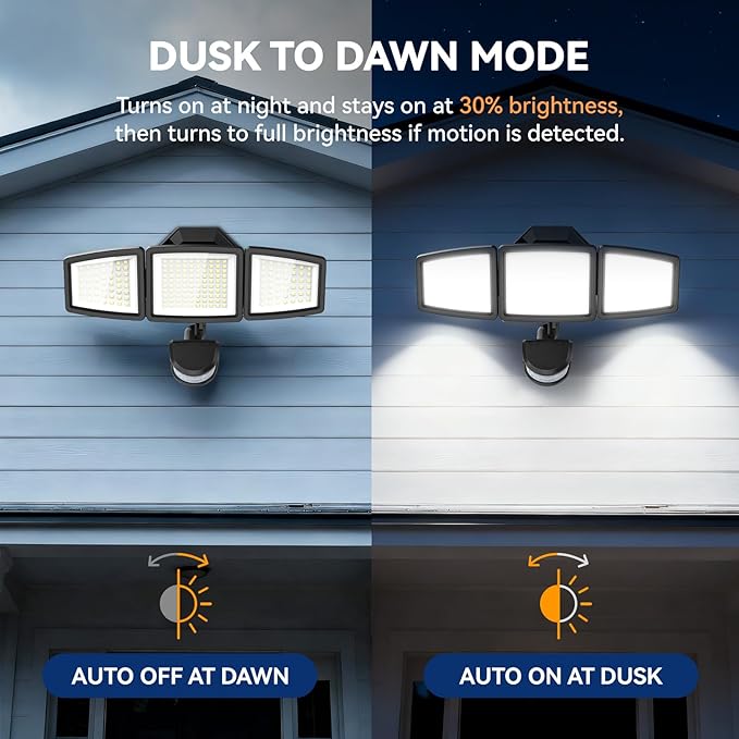 LED Security Lights Motion Sensor Light Outdoor, Waterproof, Flood Light - Image 5