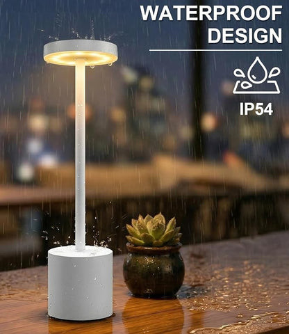 Swinerton White Rechargeable Cordless Table Lamps Set, 5000mAh Battery Powered - Image 8