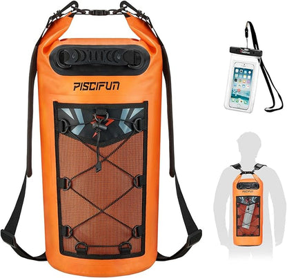 Piscifun Dry Bag, Waterproof Floating Backpack 10L/20L/30L/40L by Piscifun