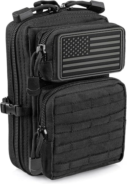 LIVANS Tactical Molle Utility Pouch, EDC Tool Pouch Tactical Phone Pouches Mini by LIVANS