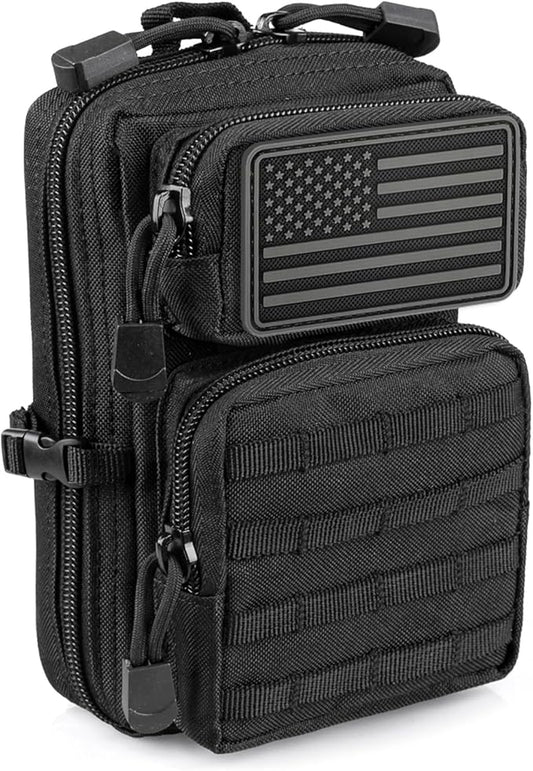 LIVANS Tactical Molle Utility Pouch, EDC Tool Pouch Tactical Phone Pouches Mini by LIVANS
